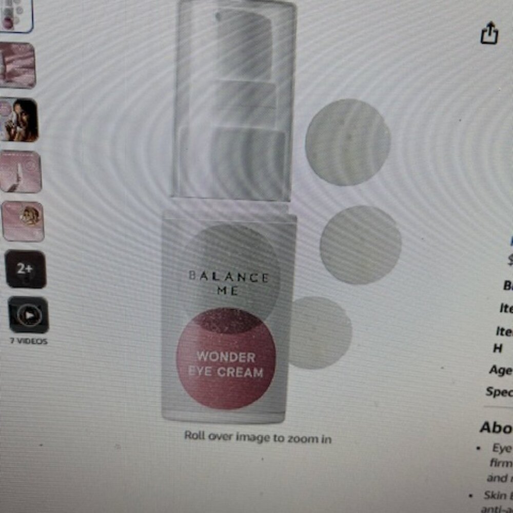 SEPHORA - Balance Me - Wonder Eye Cream 15ml